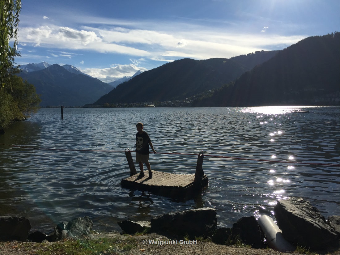 Auf der Velotour in Zell am See
